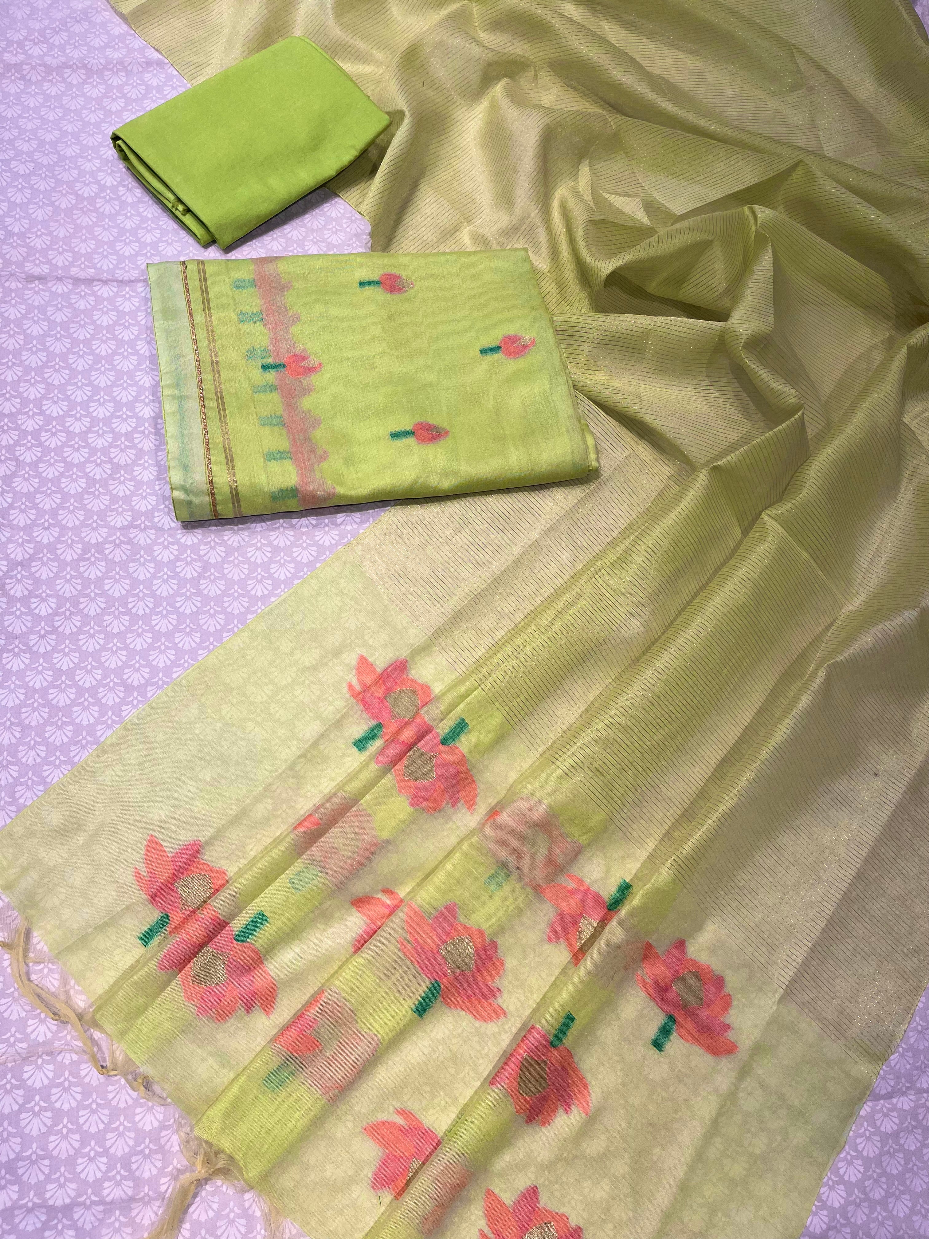 Buy Pure Cotton Jamdani Dress For Women Online | Jamdani Top For Women  Online | Okhai – Okhaistore